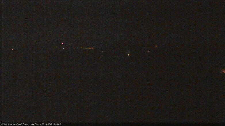 Lake Travis webcam, June 20, 2016 11:20 PM CT