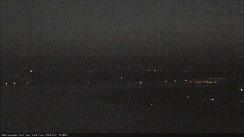 Lake Travis webcam, June 21, 2016 8:45 PM CT