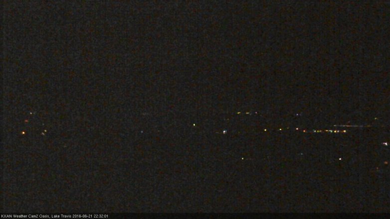 Lake Travis webcam, June 21, 2016 10:00 PM CT