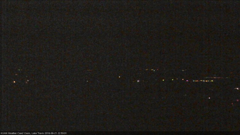 Lake Travis webcam, June 21, 2016 10:05 PM CT