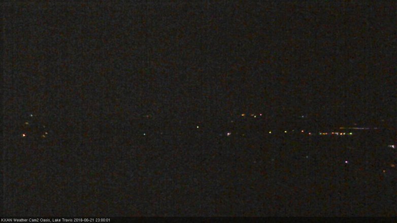 Lake Travis webcam, June 21, 2016 10:15 PM CT