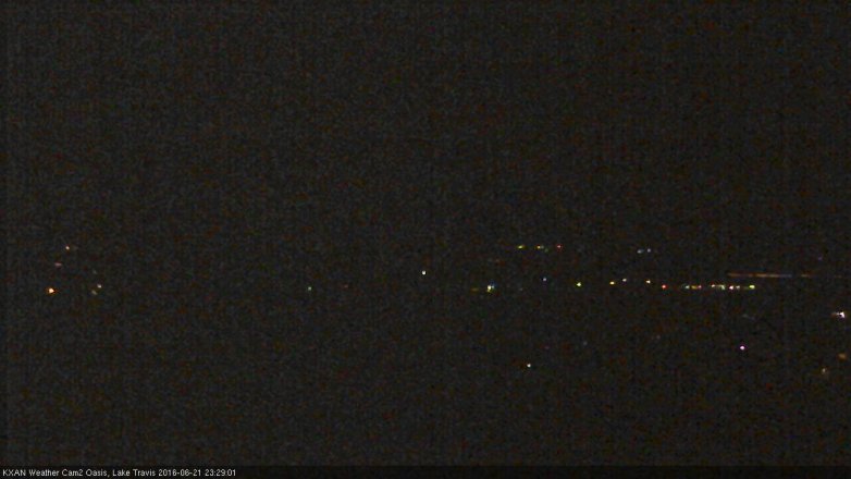 Lake Travis webcam, June 21, 2016 10:40 PM CT