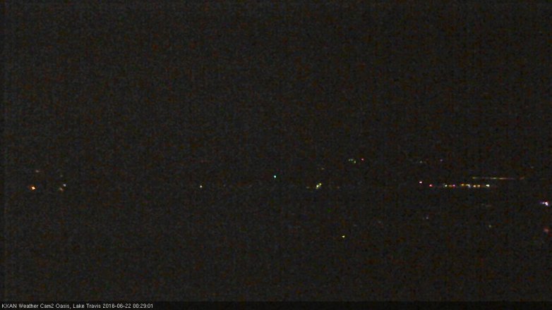Lake Travis webcam, June 21, 2016 11:55 PM CT