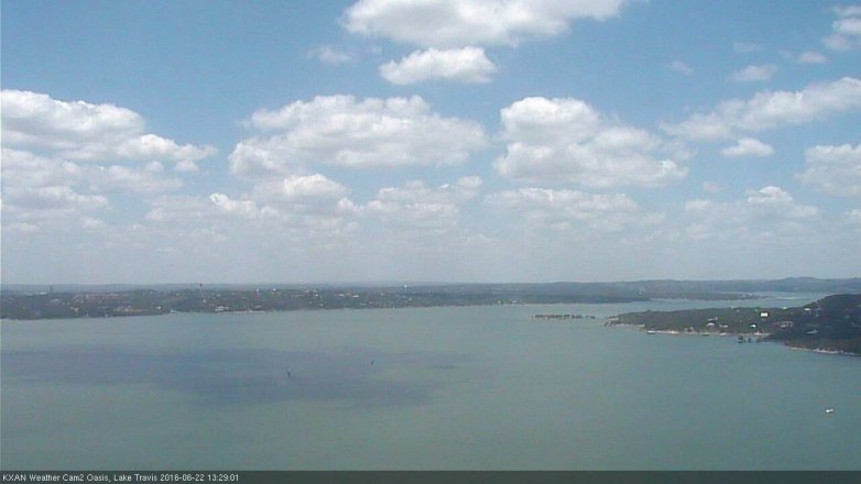 Lake Travis webcam, June 22, 2016 12:35 PM CT