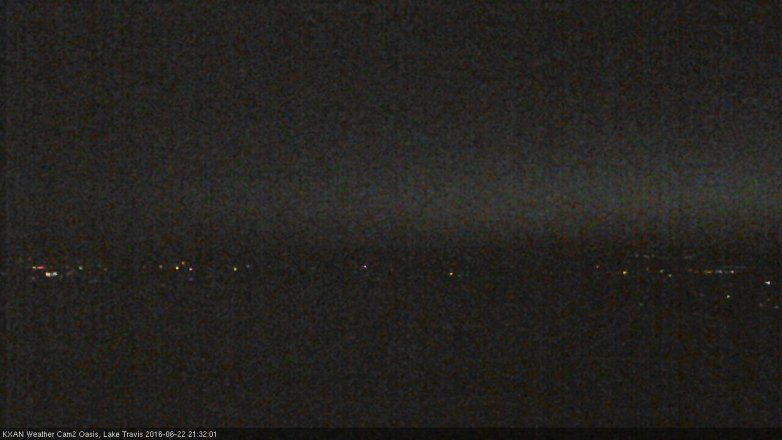 Lake Travis webcam, June 22, 2016 8:40 PM CT