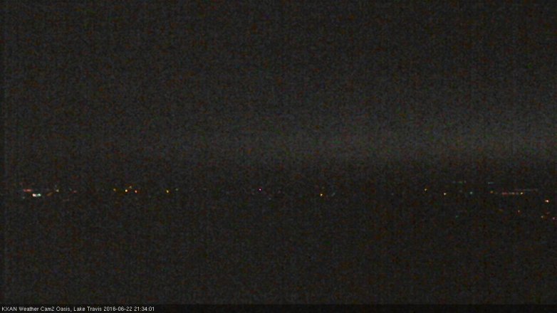 Lake Travis webcam, June 22, 2016 8:55 PM CT