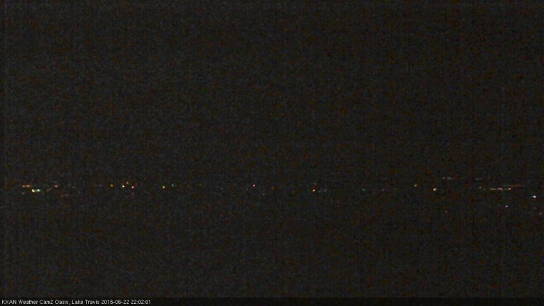 Lake Travis webcam, June 22, 2016 9:15 PM CT