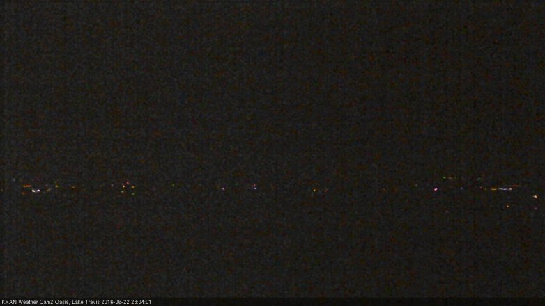 Lake Travis webcam, June 22, 2016 10:10 PM CT