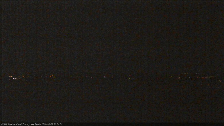 Lake Travis webcam, June 22, 2016 10:50 PM CT