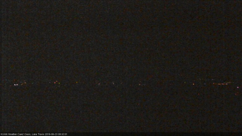 Lake Travis webcam, June 22, 2016 12:00 AM CT