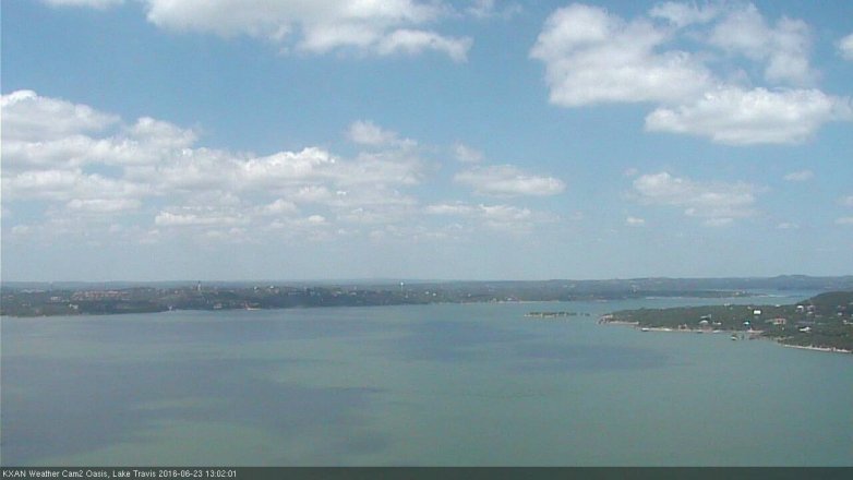 Lake Travis webcam, June 23, 2016 12:05 PM CT