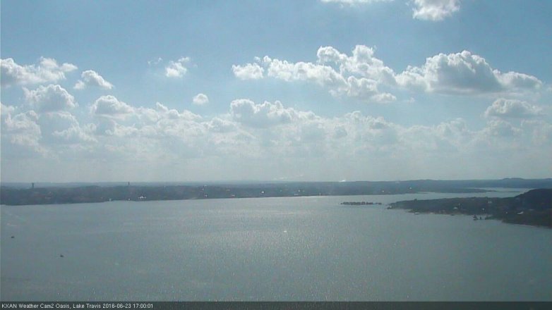 Lake Travis webcam, June 23, 2016 4:05 PM CT