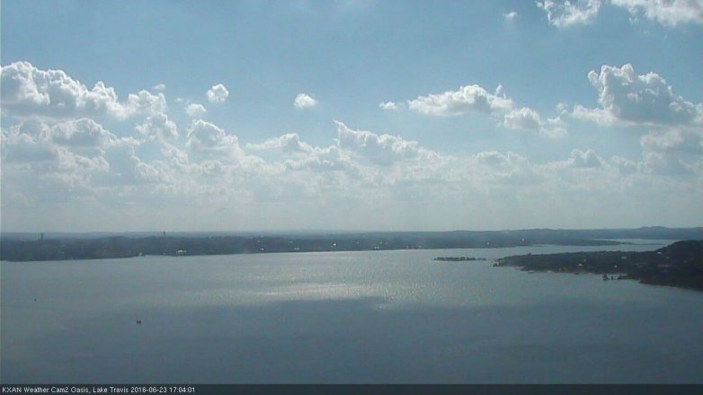 Lake Travis webcam, June 23, 2016 4:30 PM CT