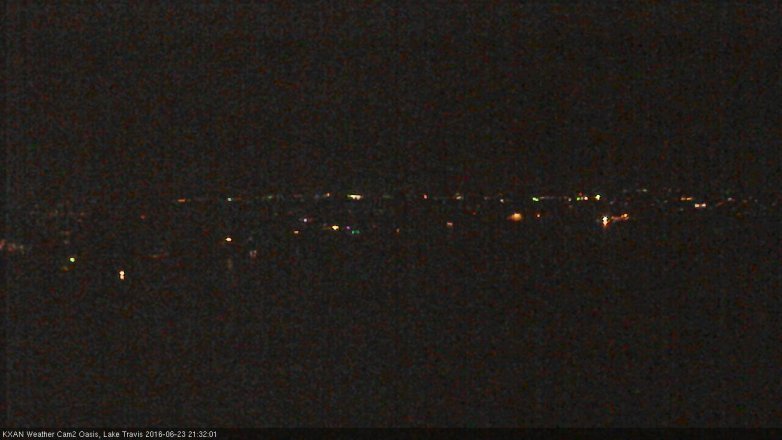 Lake Travis webcam, June 23, 2016 8:45 PM CT