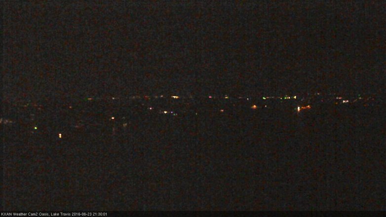 Lake Travis webcam, June 23, 2016 8:55 PM CT