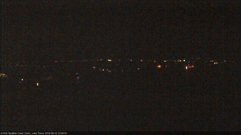 Lake Travis webcam, June 23, 2016 10:20 PM CT