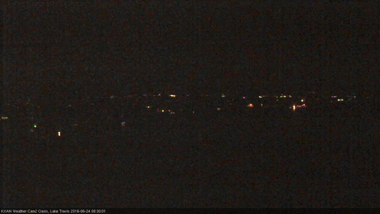 Lake Travis webcam, June 23, 2016 12:00 AM CT