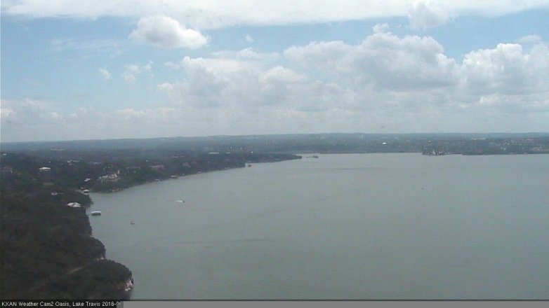 Lake Travis webcam, June 24, 2016 1:50 PM CT