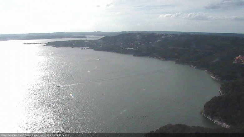 Lake Travis webcam, June 24, 2016 5:15 PM CT