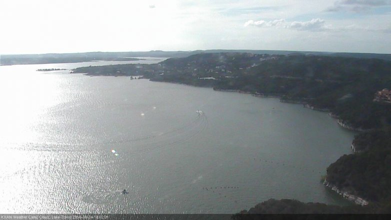 Lake Travis webcam, June 24, 2016 5:30 PM CT