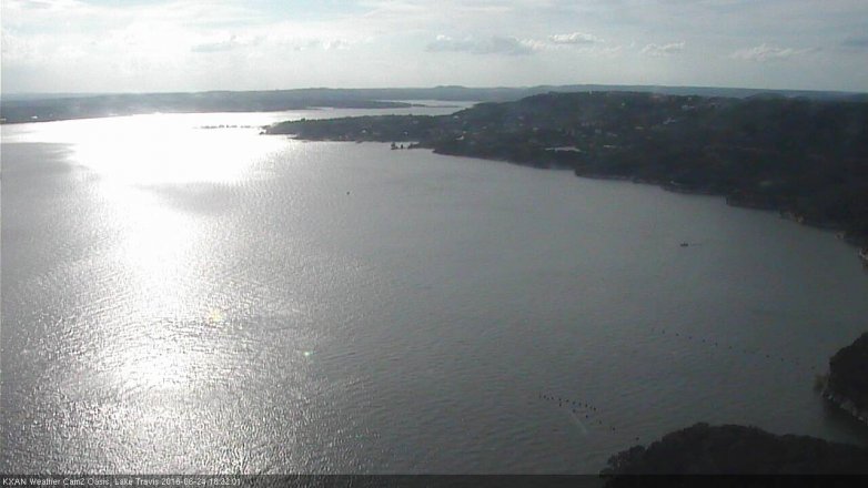 Lake Travis webcam, June 24, 2016 5:50 PM CT