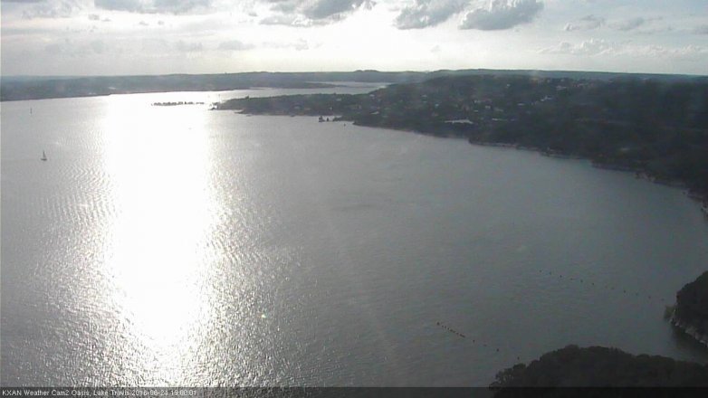 Lake Travis webcam, June 24, 2016 6:15 PM CT