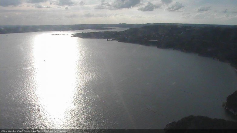 Lake Travis webcam, June 24, 2016 6:20 PM CT