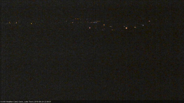 Lake Travis webcam, June 24, 2016 9:25 PM CT
