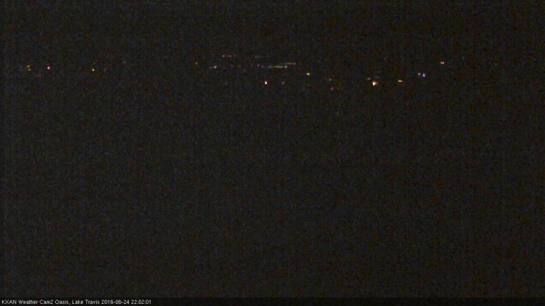 Lake Travis webcam, June 24, 2016 9:30 PM CT