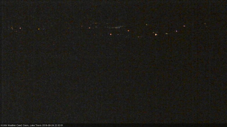 Lake Travis webcam, June 24, 2016 9:55 PM CT