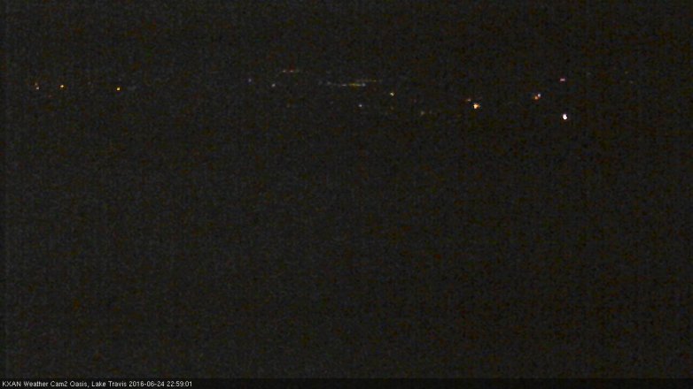 Lake Travis webcam, June 24, 2016 10:25 PM CT