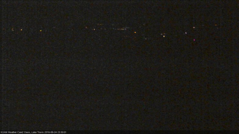 Lake Travis webcam, June 24, 2016 10:40 PM CT
