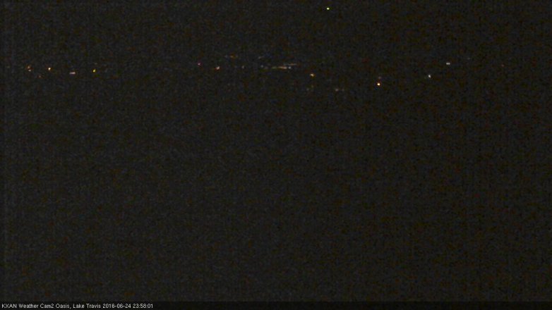 Lake Travis webcam, June 24, 2016 11:05 PM CT