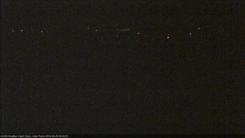 Lake Travis webcam, June 24, 2016 12:00 AM CT
