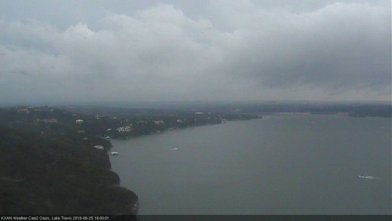 Lake Travis webcam, June 25, 2016 3:10 PM CT