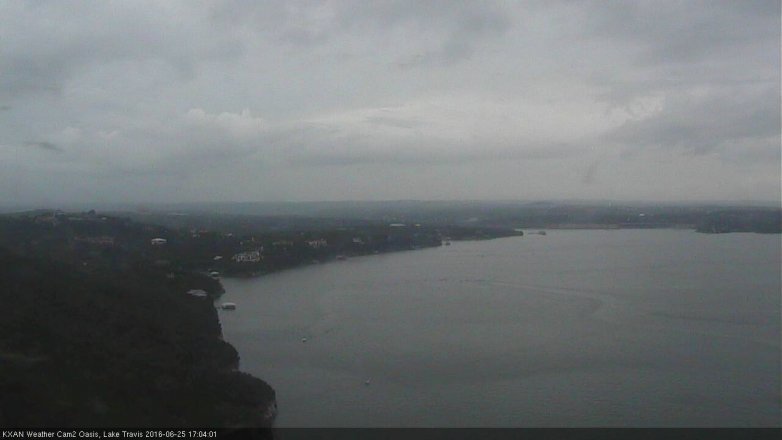 Lake Travis webcam, June 25, 2016 4:20 PM CT