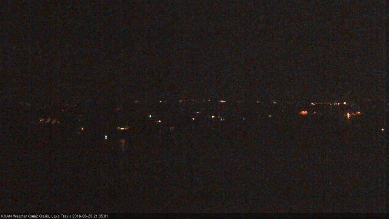 Lake Travis webcam, June 25, 2016 8:55 PM CT