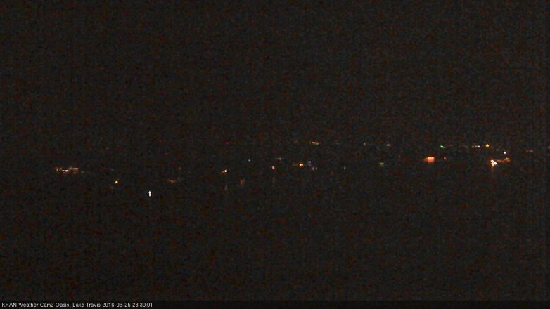 Lake Travis webcam, June 25, 2016 10:35 PM CT