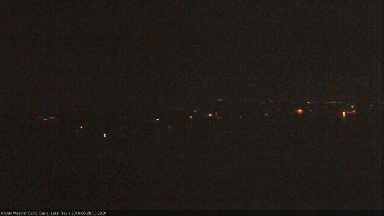 Lake Travis webcam, June 25, 2016 11:55 PM CT