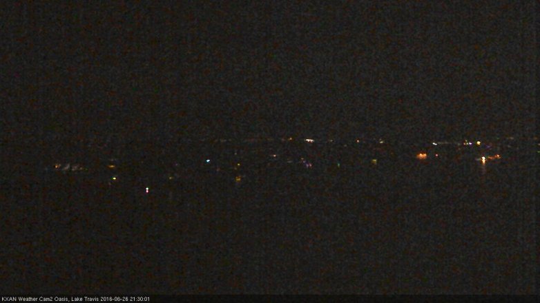 Lake Travis webcam, June 26, 2016 8:45 PM CT
