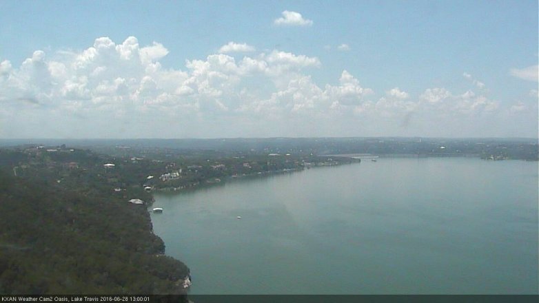 Lake Travis webcam, June 28, 2016 12:05 PM CT