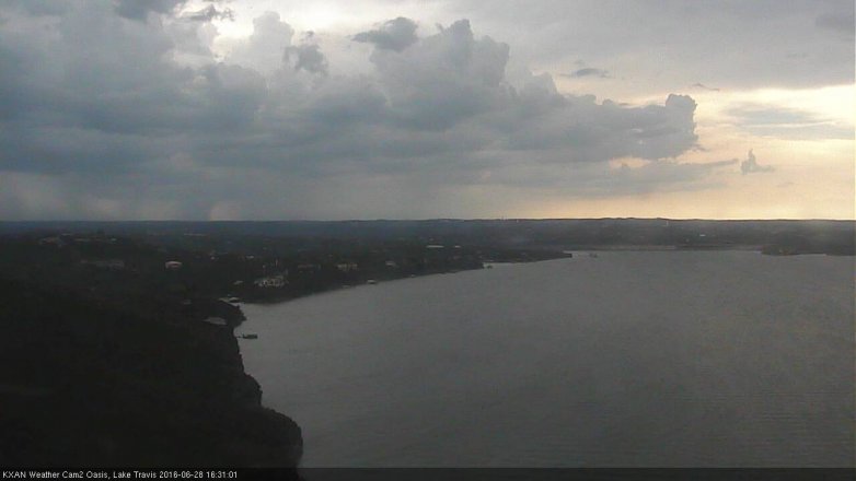 Lake Travis webcam, June 28, 2016 4:00 PM CT