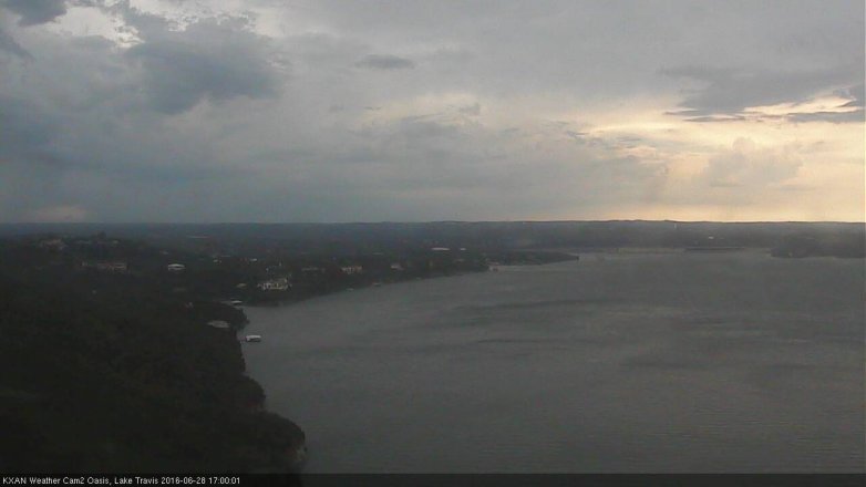 Lake Travis webcam, June 28, 2016 4:25 PM CT
