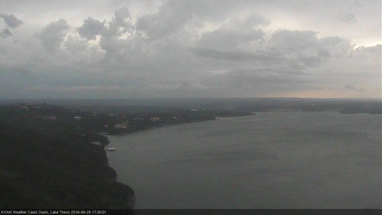 Lake Travis webcam, June 28, 2016 4:55 PM CT