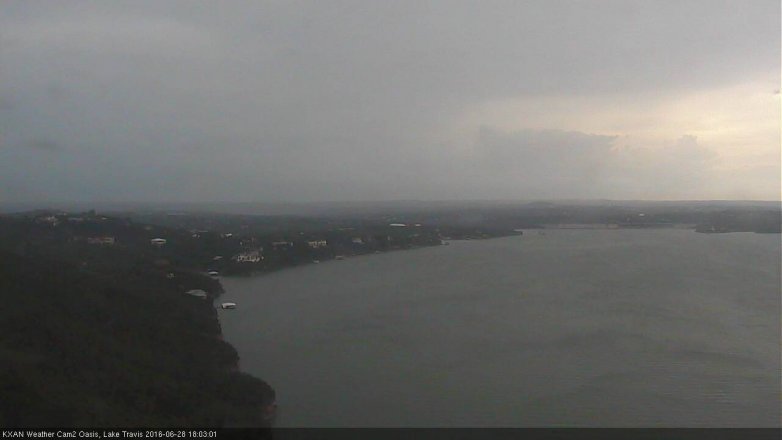 Lake Travis webcam, June 28, 2016 5:10 PM CT