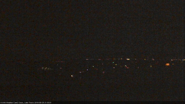 Lake Travis webcam, June 28, 2016 8:45 PM CT