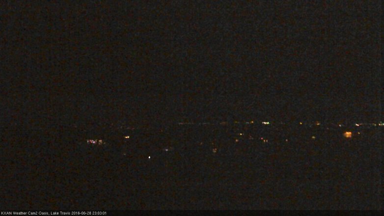 Lake Travis webcam, June 28, 2016 10:30 PM CT