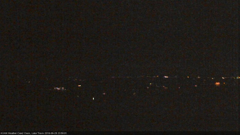 Lake Travis webcam, June 28, 2016 11:15 PM CT