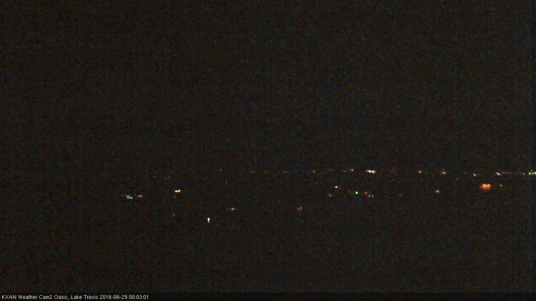 Lake Travis webcam, June 28, 2016 11:35 PM CT