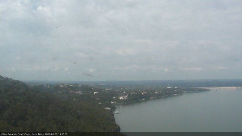 Lake Travis webcam, June 29, 2016 10:00 AM CT